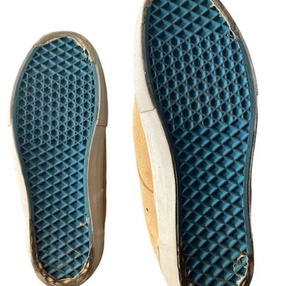 VANS SYNDICATE JASON DILL DERBY, WHEAT LEATHER/ WHITE Mens Size 10 - Picture 5 of 6